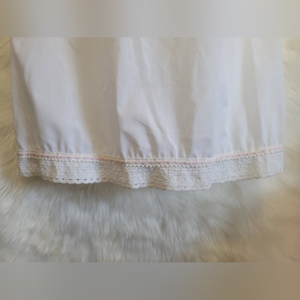 Old Fashioned Nightgown Cotton Romantic Regency V… - image 7